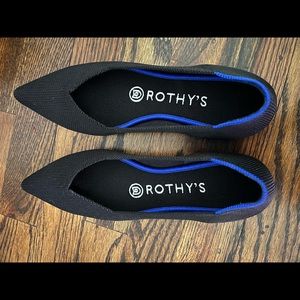 ROTHY’S | Black “THE POINT” Flats